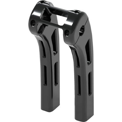 Elevadores Ghost - Elevadores Ghost - Abrazadera de pantalla Softail - 10" - Negro