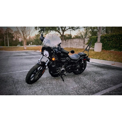 Sissy Bar Viking Bags Iron Born con parrilla plegable