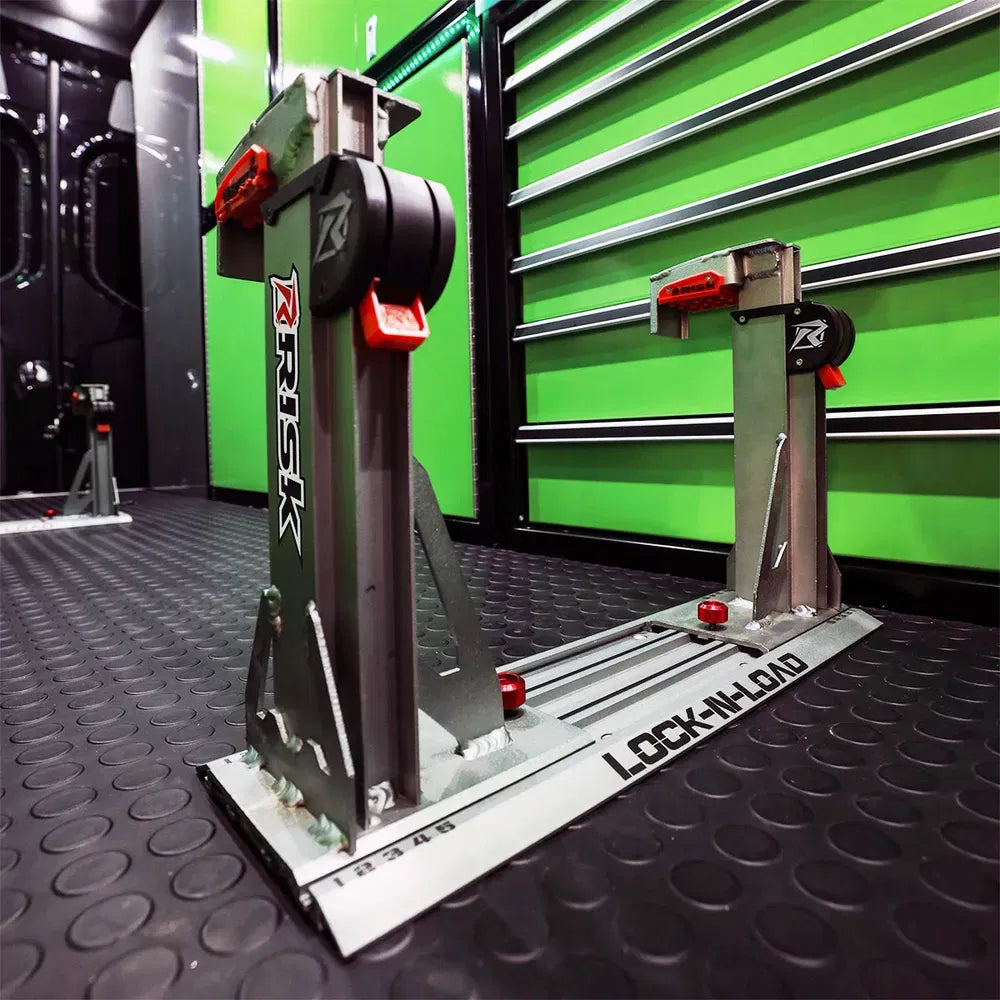 Sistema de transporte de moto sin tirantes Lock-N-Load Pro