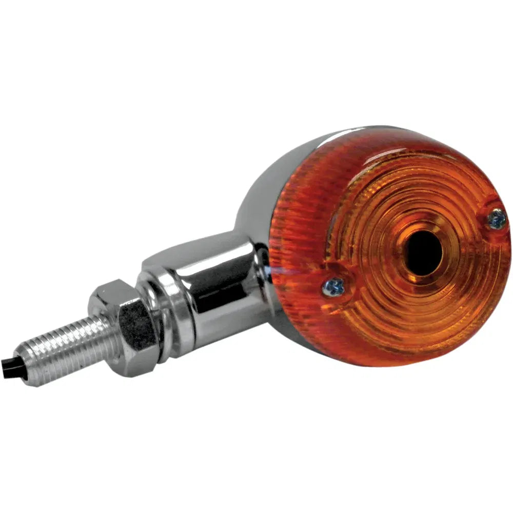 Marker Light - Single Filament - Chrome/Amber