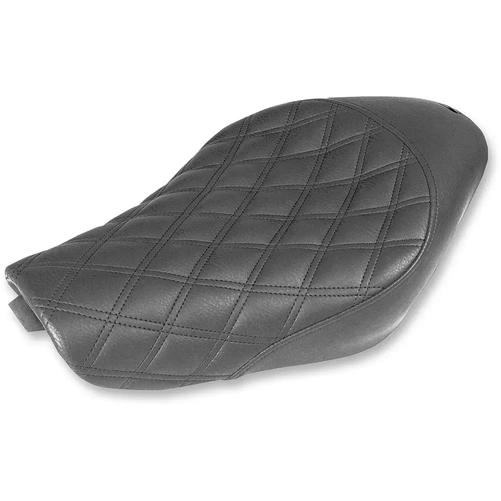Asiento Renegade Solo Cosido Enrejado - Negro - XL
