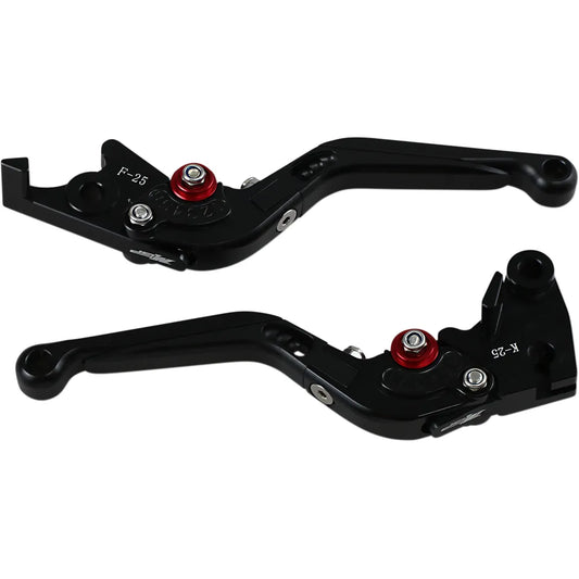 Black MGP Lever Set for Kawasaki