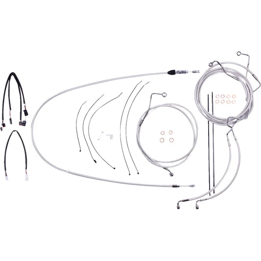 Kit de instalación de manillar de diseñador Sterling Chromite II® - Kit de instalación de manillar de diseñador Sterling Chromite II® - 12"-14" - FLTR '21-'23
