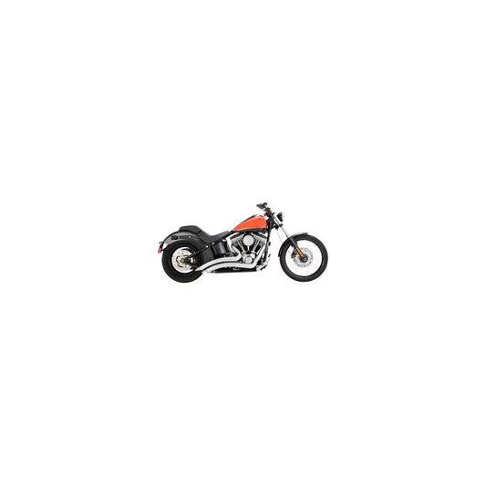 Sistema de escape 2 en 2 Big Radius - Cromo