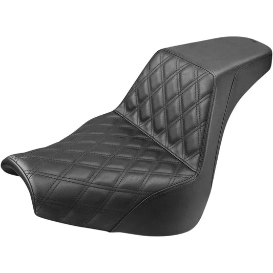 Step Up Seat - Driver's Lattice Stitched - Black8351
