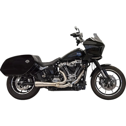 Sistema de escape The Ripper 2 en 1 - Sistema de escape Ripper 2 en 1 con silenciador de megáfono - Inoxidable - 49 estados - M8 Softail