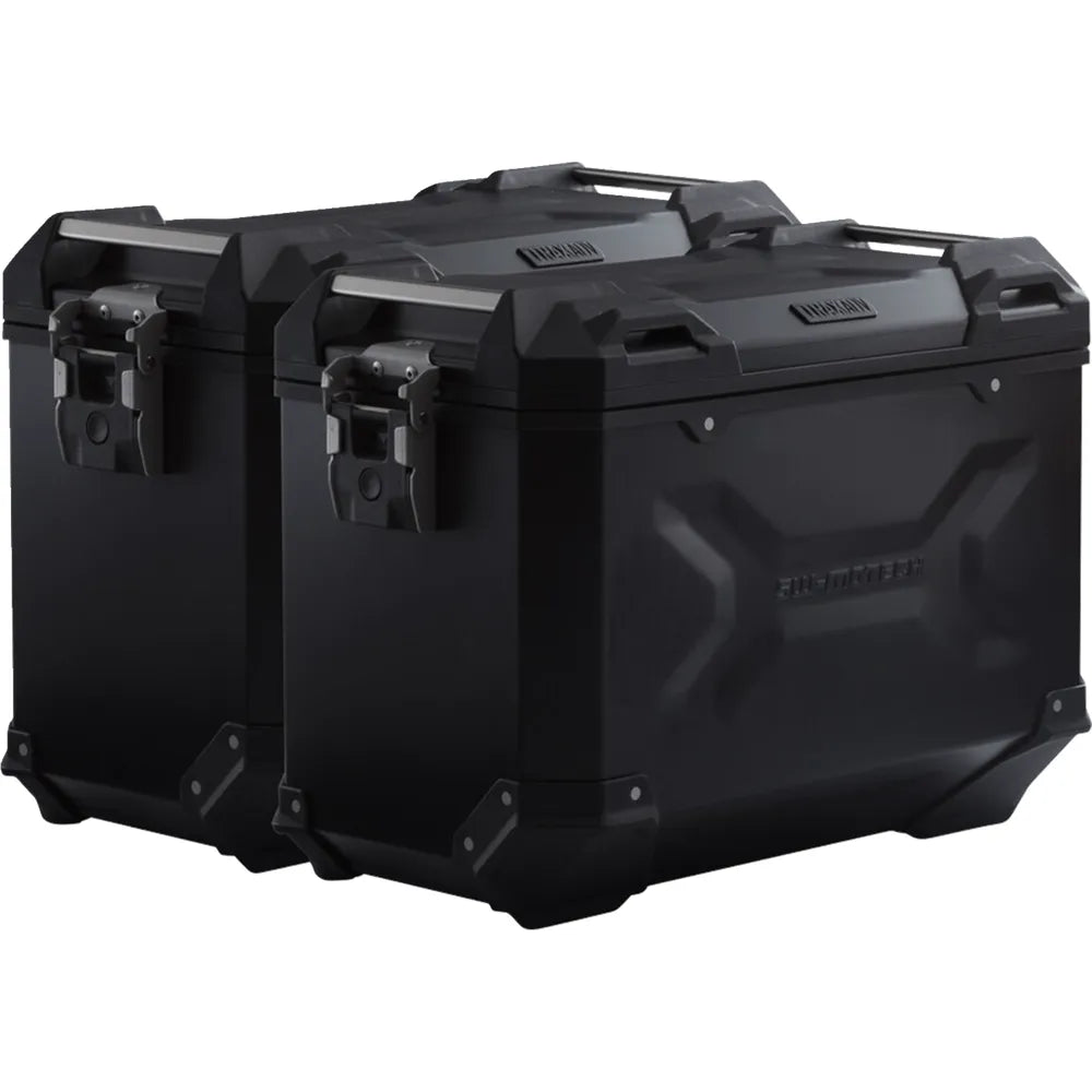 TRAX ADV Aluminum Case System - Black - Honda NC750 X '20-'24