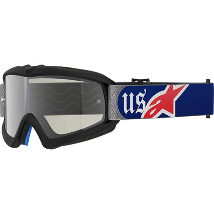 Lentes Youth Vision Corp Merica 25 - Lentes Youth Vision Corp - Merica 25 - Rojo/Azul - Lente de espejo plateado