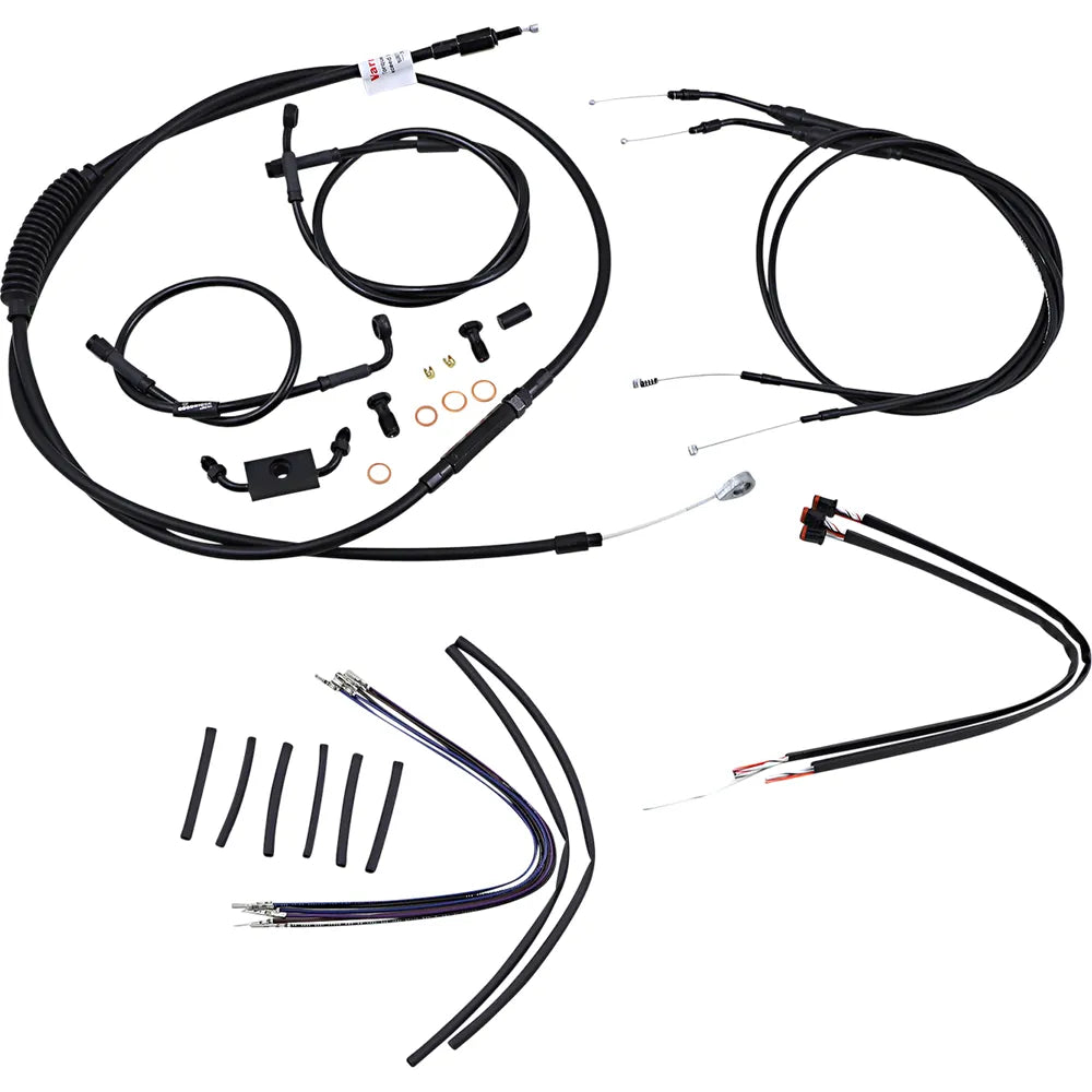 Juego de Controles ABS Cuelga Monos 16" Burly Brand30843026