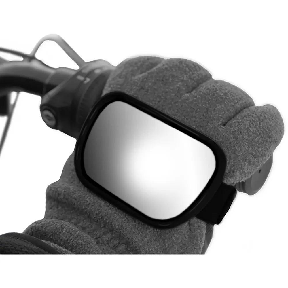 Espejo para moto de nieve de montaje manual - Espejo - Mano - Rectángulo - Negro