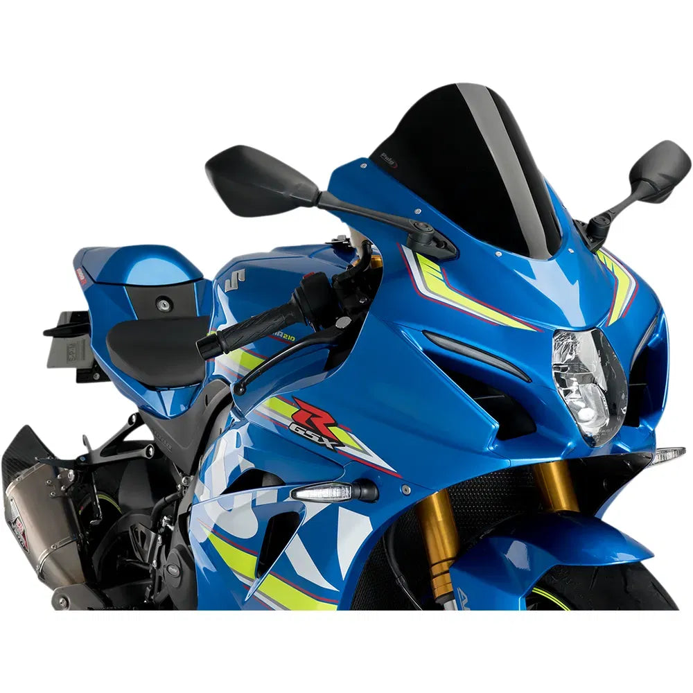 Parabrisas Z-Racing - Parabrisas de carrera - 11-1/4" - Negro - GSX-R