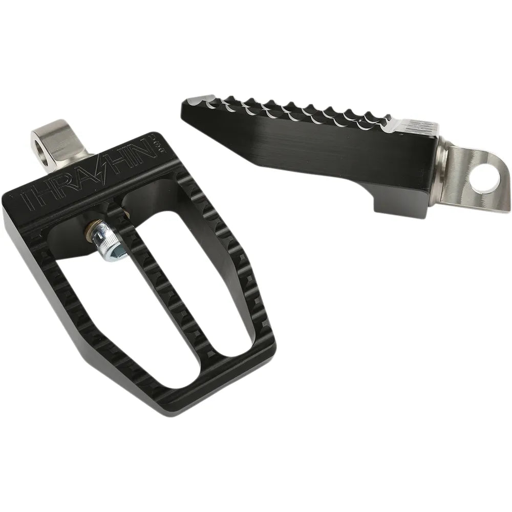 Militant Footpegs - Black - Dyna