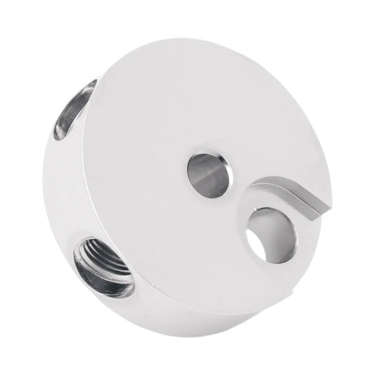 Union de linea de frenos 1/8" NPT cromo