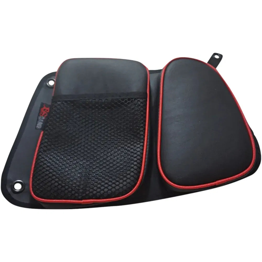Door Bag - Rear - Black/Red