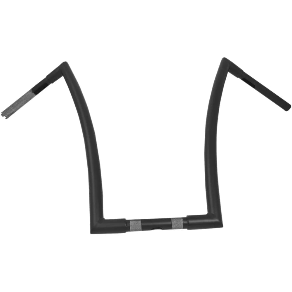 Flat Black 1-1/4" Strip Handlebar With 20" Rise