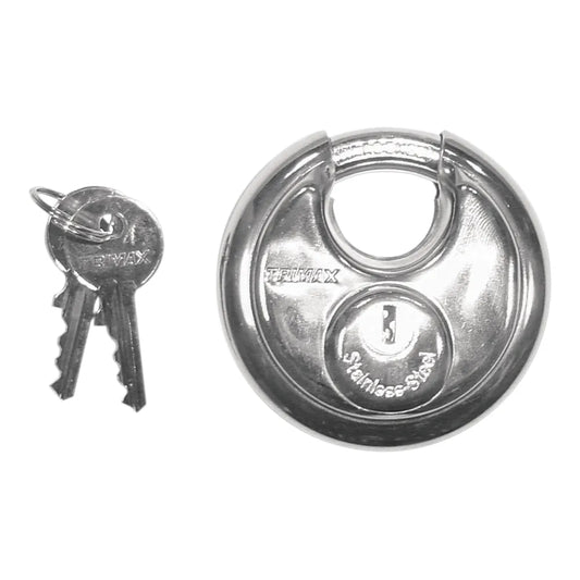 Stainless Round Padlock - 70mm
