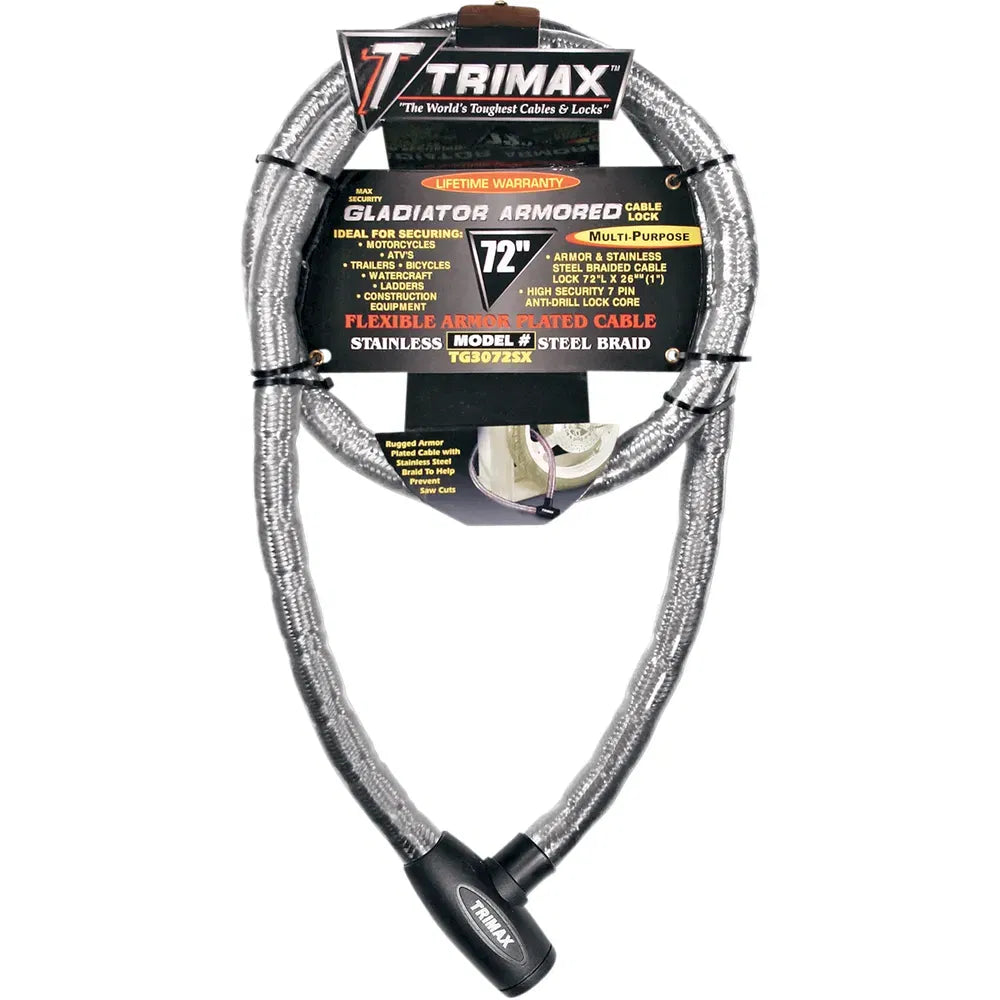 Braided Cable Lock - 72"