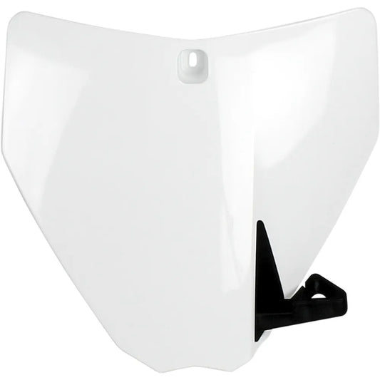 Front Number Plate - White - Husqvarna