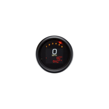 Tank Speedometer - Black Bezel - 3-3/8"