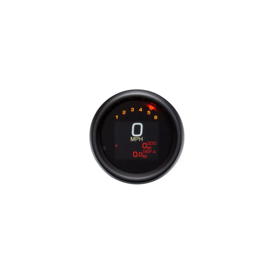 Tank Speedometer - Black Bezel - 3-3/8"