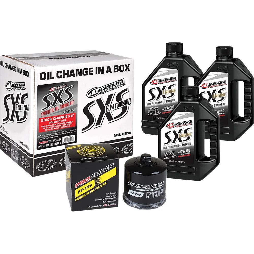 Kit cambio de aceite 5W-50 Polaris Turbo 2019 a 2021