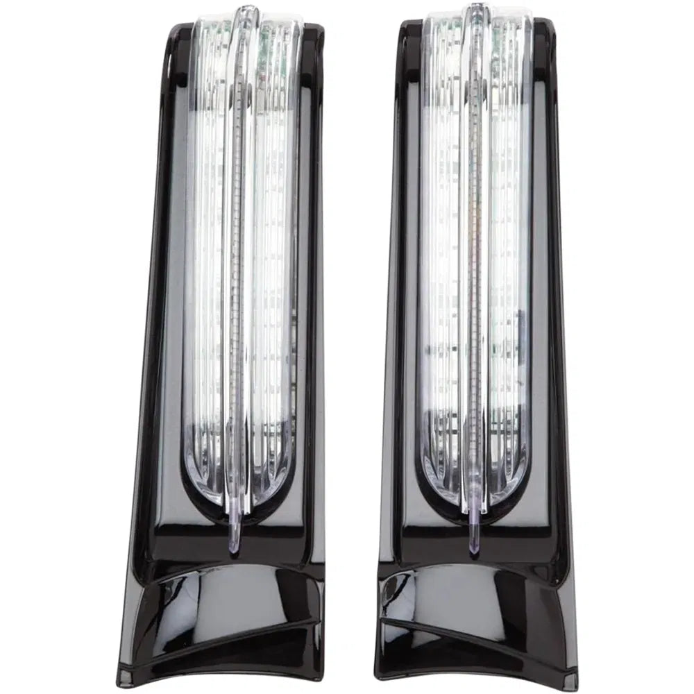Luces LED Rojas Salpicadera Trasera Negras Ciro780081