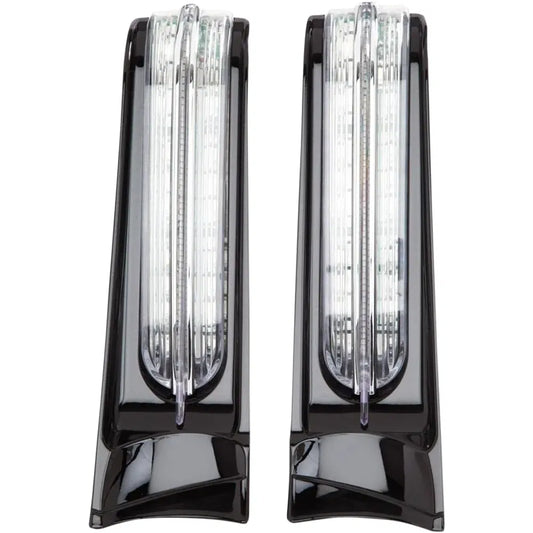 Luces LED Rojas Salpicadera Trasera Negras Ciro780081