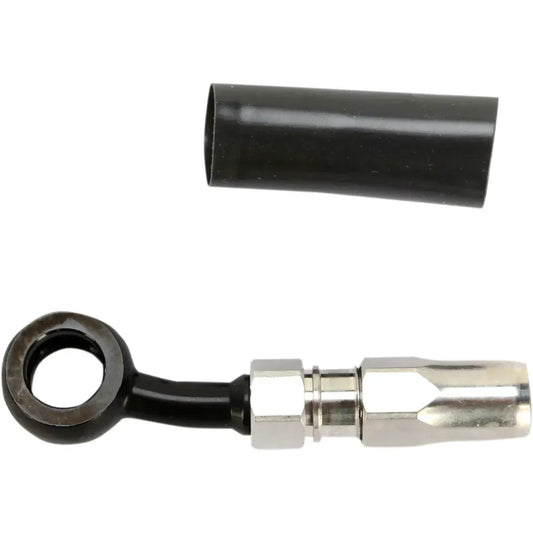 BYO® Banjo para construir tu propio con accesorio - Freno de banjo BYO - 10 mm - 15° - Giro de 90° - Negro