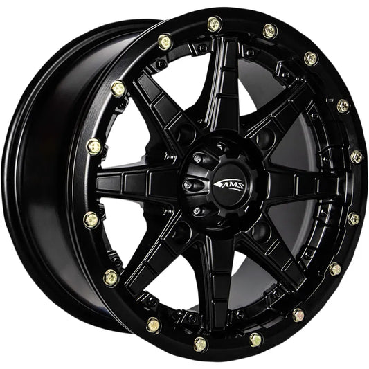 Roll'n 106 Wheel - Front/Rear - Black - 15x7 - 4/137 - 5+2