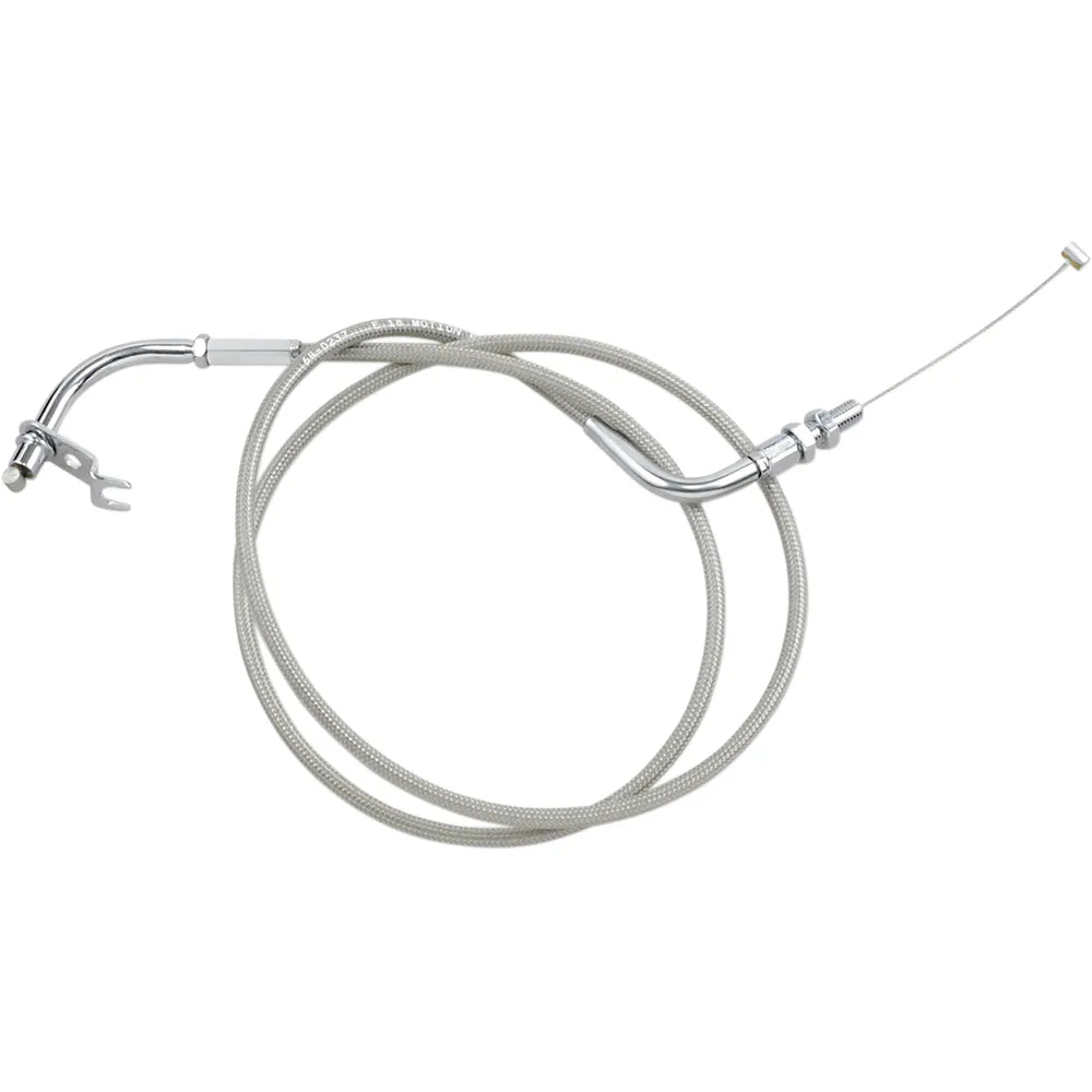 Throttle Cable - Pull - Suzuki - Stainless Steel