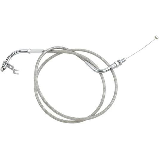 Throttle Cable - Pull - Suzuki - Stainless Steel