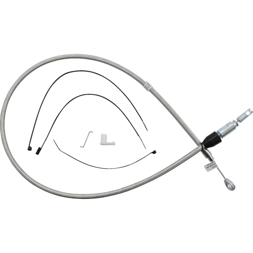 Cable de embrague superior de conexión rápida de acero inoxidable pulido - Cable de embrague superior de conexión rápida de acero inoxidable pulido - 40"