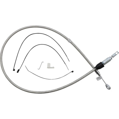 Cable de embrague superior de conexión rápida de acero inoxidable pulido - Cable de embrague superior de conexión rápida de acero inoxidable pulido - 40"