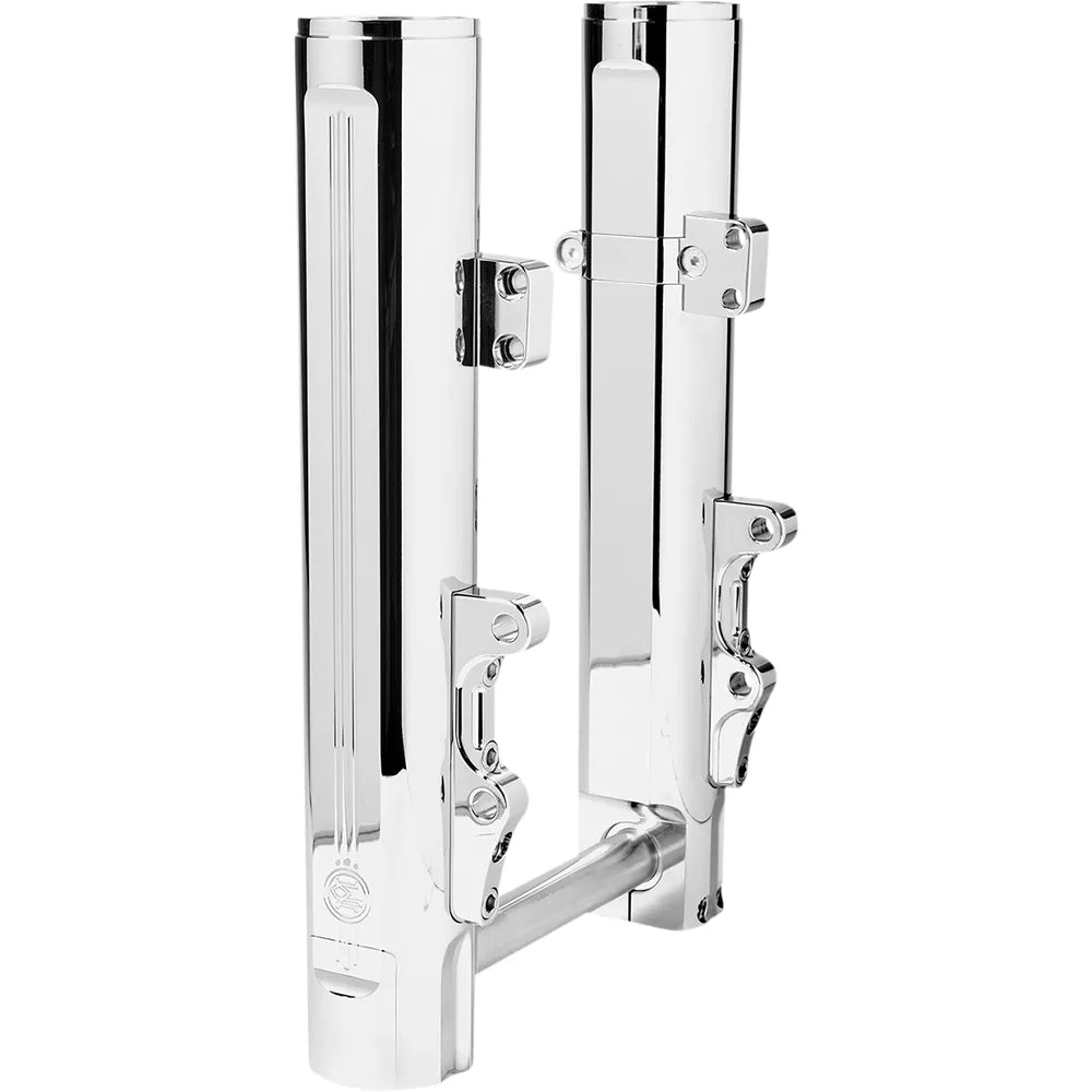Lower Fork Leg - Chrome - Dual Disc - 49 mm
