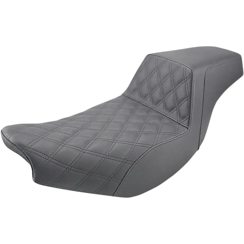 Step Up Seat - Driver Lattice Stitched - Black