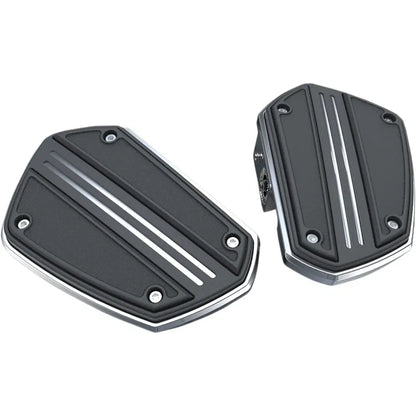 Planchas de riel doble - Cromo