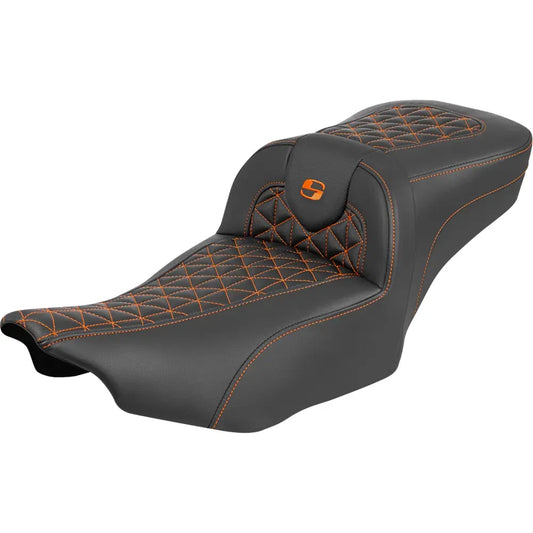 Asiento de alcance extendido Roadsofa™ - Asiento de alcance extendido Roadsofa™ - sin respaldo - Costura naranja - FLH/FLT '23-'25