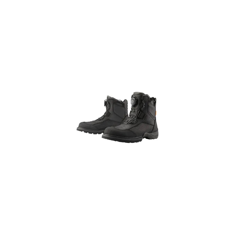 Botas ICON  Stormhawk a prueba de agua color negro