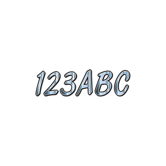 I.D. Sticker Kit - 400 Series - Chrome Gradation