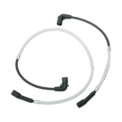 Cable de bujía trenzado - Cables de bujía - Cromita esterlina - FLHT