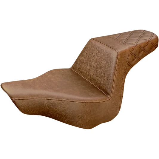 Step Up Seat - Passenger Lattice Stitched - Brown - FXSB