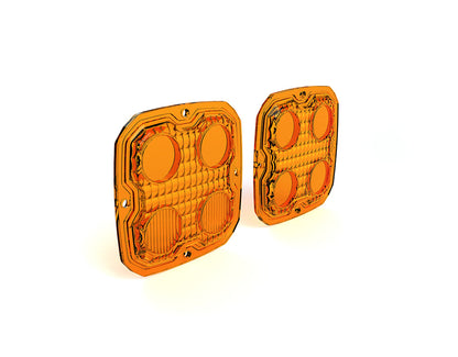 Kit de lentes TriOptic™ para luces LED D4 - ámbar o amarillo selectivo