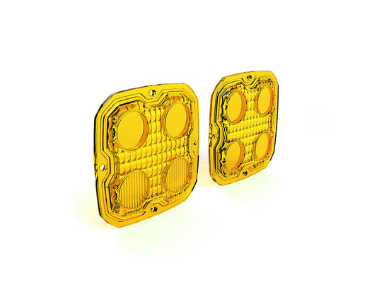 Kit de lentes TriOptic™ para luces LED D4 - ámbar o amarillo selectivo