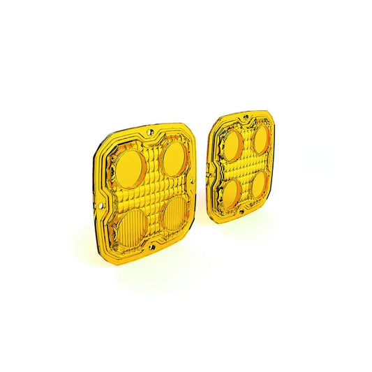 Kit de lentes TriOptic™ para luces LED D4 - ámbar o amarillo selectivo