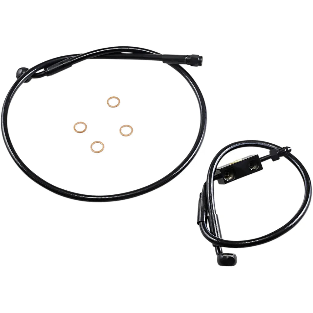Kit de línea de freno delantero Extreme Response para ABS - Kit de línea de freno - XR - Negro