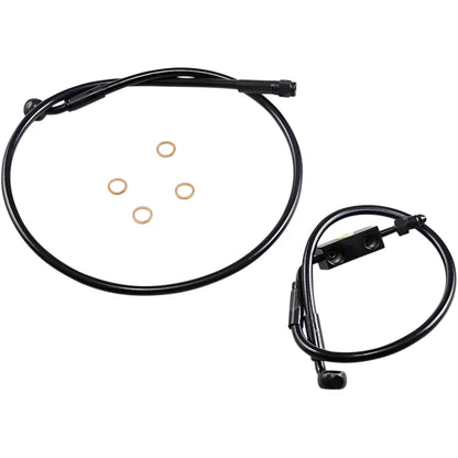 Kit de línea de freno delantero Extreme Response para ABS - Kit de línea de freno - XR - Negro