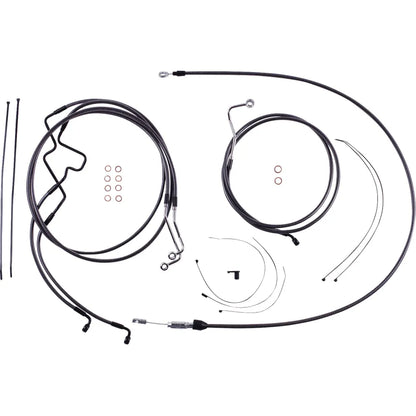 Kit de instalación de manillar de diseñador KARBONFIBR - Kit de instalación de manillar de diseñador KARBONFIBR - 6" - FLTR '21 -'23