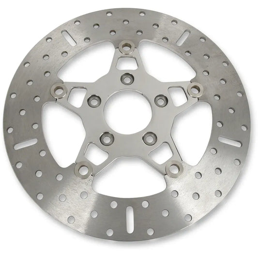 Rotor de freno delantero de acero inoxidable serie FSD para Big Twins - Rotor de freno - Soporte pulido