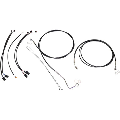 Kit de instalación de manillar XR - Kit de instalación de manillar XR - Colgadores Ape de 12"-14" - FLHRXS '17-'20 - Negro/Cromo