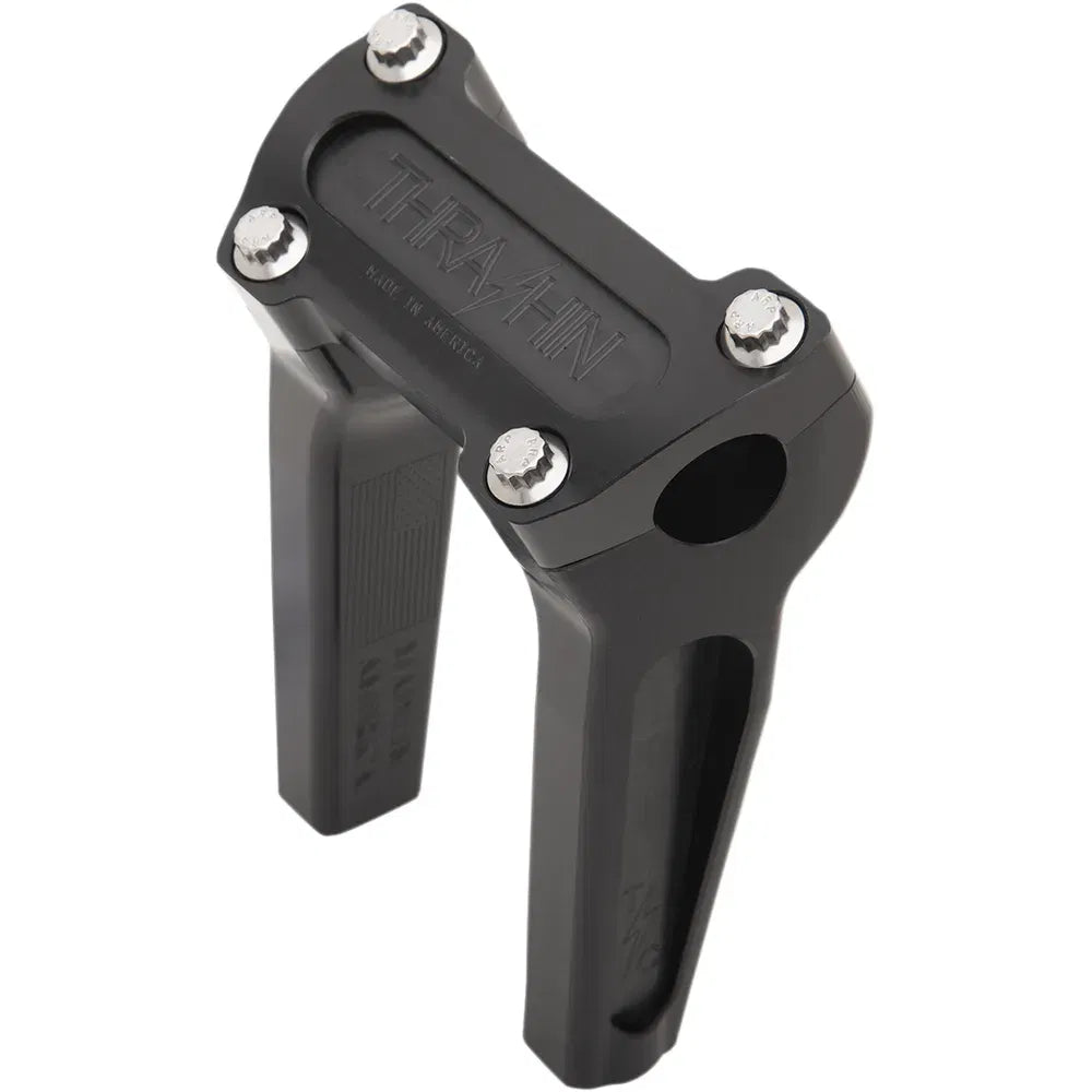 Risers - Straight - 6" - Black